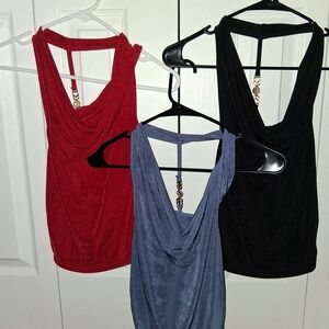 SHEIN Women's Tank Tops - Red, Blue, Black